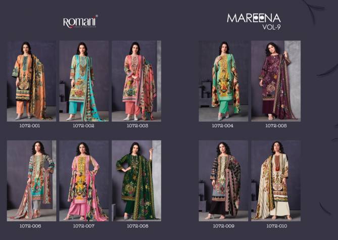Romani Mareena Vol 9 Regular Wear Wholesale Ready Made Cotton Suit
